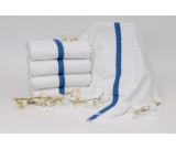 22x44" Dependability™ 7 lb. Blue Center Stripe Towel